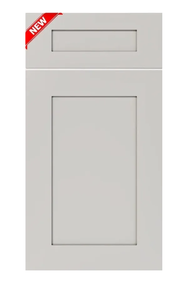 Luna grey shaker door and drawer sample tagged as new